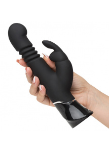 Wibrator z ruchem posuwistym - Fifty Shades of Grey Greedy Girl Rechargeable Thrusting G-Spot Rabbit Vib  