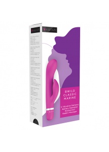 Wibrator ze stymulatorem - B Swish bwild Classic Marine Rabbit Vibrator   Czerwony