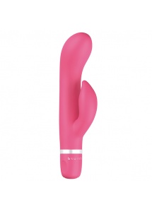 Wibrator ze stymulatorem - B Swish bwild Classic Marine Rabbit Vibrator   Różowy