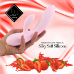 Wibrator ze stymulatorem - FeelzToys Lea Vibrator  Truskawka