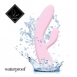 Wibrator ze stymulatorem - FeelzToys Lea Vibrator  Truskawka