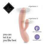 Wibrator ze stymulatorem - FeelzToys Lea Vibrator  Cytrus