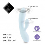 Wibrator ze stymulatorem - FeelzToys Lea Vibrator  Jagoda