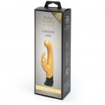 Wibrator ze stymulatorem - Fifty Shades of Grey G-Spot Rabbit Vibrator Złoty