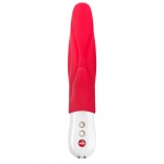 Wibrator ze stymulatorem - Fun Factory Lady Bi Dual Vibrator  Czerwony