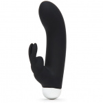 Wibrator ze stymulatorem łechtaczki - Fifty Shades of Grey Greedy Girl Rechargeable Mini Rabbit Vibrator  