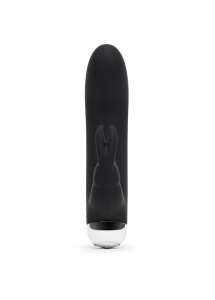 Wibrator ze stymulatorem łechtaczki - Fifty Shades of Grey Greedy Girl Rechargeable Mini Rabbit Vibrator  