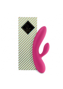 Wibrator ze stymulatorem - FeelzToys Lea Vibrator  Różowy