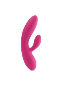 Wibrator ze stymulatorem - FeelzToys Lea Vibrator  Różowy