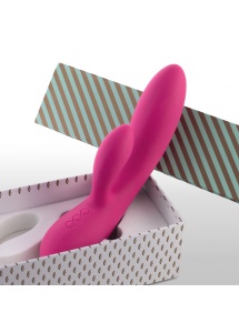Wibrator ze stymulatorem - FeelzToys Lea Vibrator  Różowy