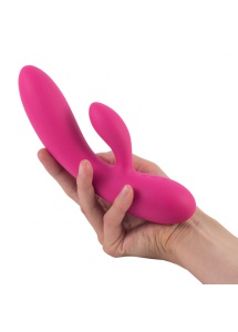 Wibrator ze stymulatorem - FeelzToys Lea Vibrator  Różowy