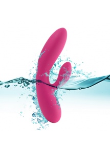 Wibrator ze stymulatorem - FeelzToys Lea Vibrator  Różowy
