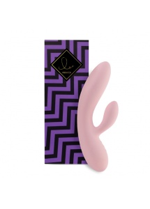 Wibrator ze stymulatorem - FeelzToys Lea Vibrator  Jasnoróżowy