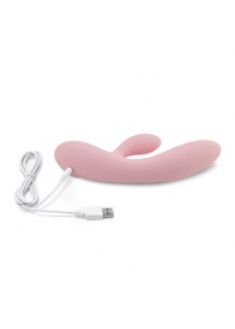 Wibrator ze stymulatorem - FeelzToys Lea Vibrator  Jasnoróżowy