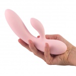 Wibrator ze stymulatorem - FeelzToys Lea Vibrator  Jasnoróżowy