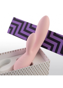 Wibrator ze stymulatorem - FeelzToys Lea Vibrator  Jasnoróżowy