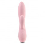 Wibrator ze stymulatorem - FeelzToys Lea Vibrator  Jasnoróżowy