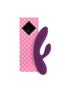 Wibrator ze stymulatorem - FeelzToys Lea Vibrator  Fioletowy