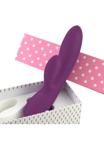 Wibrator ze stymulatorem - FeelzToys Lea Vibrator  Fioletowy