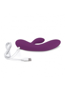 Wibrator ze stymulatorem - FeelzToys Lea Vibrator  Fioletowy