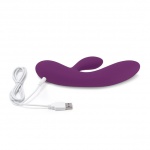 Wibrator ze stymulatorem - FeelzToys Lea Vibrator  Fioletowy
