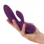 Wibrator ze stymulatorem - FeelzToys Lea Vibrator  Fioletowy