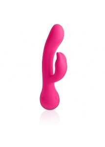 Wibrator ze stymulatorem łechtaczki - Jimmyjane Rabbit Vibrator Ruby Rabbit  
