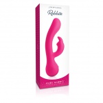 Wibrator ze stymulatorem łechtaczki - Jimmyjane Rabbit Vibrator Ruby Rabbit  