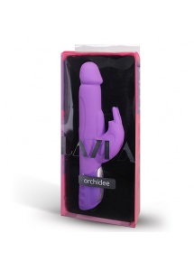 Wibrator ze stymulatorem - Layla Orchidee Vibrator Purple  