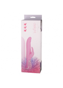 Wibrator ze stymulatorem łechtaczki - Vibe Therapy Delight Różowy