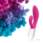 Wibrator ze stymulatorem - Lelo Ina Wave Vibrator różowy