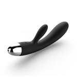 Wibrator ze stymulatorem - Svakom Alice Rabbit Vibrator Czarny