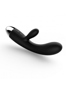 Wibrator ze stymulatorem - Svakom Alice Rabbit Vibrator Czarny