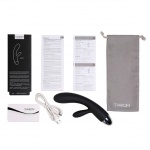 Wibrator ze stymulatorem - Svakom Alice Rabbit Vibrator Czarny