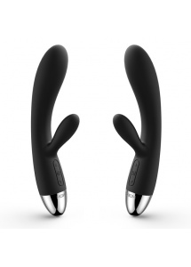 Wibrator ze stymulatorem - Svakom Alice Rabbit Vibrator Czarny