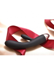 Wibrator ze stymulatorem - Svakom Alice Rabbit Vibrator Czarny