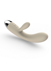 Wibrator ze stymulatorem - Svakom Alice Rabbit Vibrator Khaki