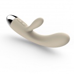 Wibrator ze stymulatorem - Svakom Alice Rabbit Vibrator Khaki