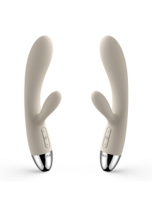 Wibrator ze stymulatorem - Svakom Alice Rabbit Vibrator Khaki
