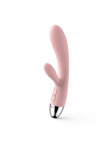 Wibrator ze stymulatorem - Svakom Alice Rabbit Vibrator Różowy