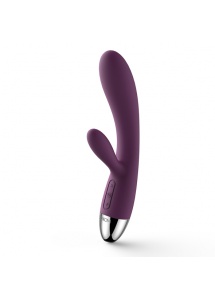 Wibrator ze stymulatorem - Svakom Alice Rabbit Vibrator Fioletowy