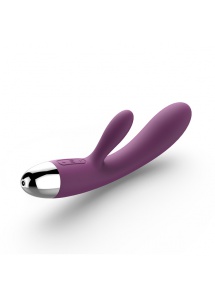 Wibrator ze stymulatorem - Svakom Alice Rabbit Vibrator Fioletowy