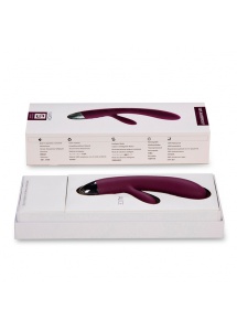 Wibrator ze stymulatorem - Svakom Alice Rabbit Vibrator Fioletowy