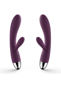 Wibrator ze stymulatorem - Svakom Alice Rabbit Vibrator Fioletowy