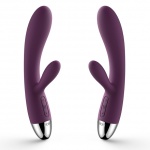 Wibrator ze stymulatorem - Svakom Alice Rabbit Vibrator Fioletowy
