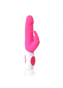 Wibrator ze stymulatorem łechtaczki- Maia Toys Rechargeable Silicone Rabbit Pink 