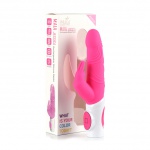 Wibrator ze stymulatorem łechtaczki- Maia Toys Rechargeable Silicone Rabbit Pink 