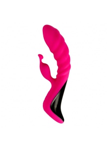 Ergonomiczny wibrator ze stymulatorem łechtaczki - Adrien Lastic Trigger Rabbit Vibrator 