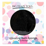 Wibrująca gąbka do kąpieli - Big Teaze Toys Bath Sponge Vibrating   Czarny