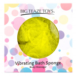Wibrująca gąbka do kąpieli - Big Teaze Toys Bath Sponge Vibrating   Żółty